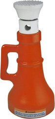 Jet - 20 Ton Capacity Bell Based Screw Jack - 16" to 25" High, 12" Piston Stroke, 2" Screw Diam - Eagle Tool & Supply