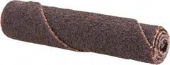 Merit Abrasives - 2" Long x 3/8" Diam, Aluminum Oxide, Full Taper Cartridge Roll - 80 Grit, 1/8" Pilot Hole Diam, Medium Grade - Eagle Tool & Supply