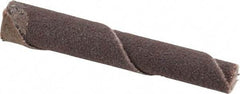 Merit Abrasives - 1/4" Max Roll Diam x 2" OAL, 120 Grit Aluminum Oxide Straight Cartridge Roll - 1/8" Pilot Hole Diam, Fine Grade - Eagle Tool & Supply