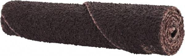 Merit Abrasives - 3/8" Max Roll Diam x 2" OAL, 80 Grit Aluminum Oxide Straight Cartridge Roll - 1/8" Pilot Hole Diam, Medium Grade - Eagle Tool & Supply