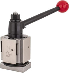 Dorian Tool - 14 to 17 Inch Lathe Swing, Indexable Quick Change Tool Post - 6.415 Inch Tool Post Height, Series CXA, 1-3/8 to 2-7/32 Inch Centerline Height Range, 24 Position - Exact Industrial Supply