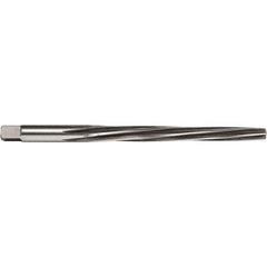 Union Butterfield - #6 Pin, 0.354" Diam, 0.2773" Small End, 23/64" Diam Straight Shank, 3-11/16" Flute, Taper Pin Reamer - Eagle Tool & Supply
