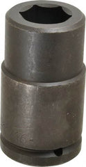 Proto - 1-1/2" Drive 1-11/16" Deep Impact Socket - 6 Points, 5-3/4" OAL - Eagle Tool & Supply