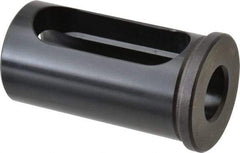 Global CNC Industries - 5/8" ID, 1-1/4" OD, 60mm Length Under Head, Type CV Lathe Tool Holder Bushing - 50mm Slot Length - Exact Industrial Supply