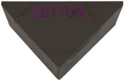 Kennametal - 1/2" Inscribed Circle, Triangle, CBT Chipbreaker for Indexables - 0.13" Effective Width - Eagle Tool & Supply