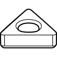 Kennametal - 3.33mm Inscribed Circle, Triangle Turning Shim for Indexables - 1/8" Thick, SM Shim Style, Positive Rake, Left Hand, Right Hand Cut - Eagle Tool & Supply