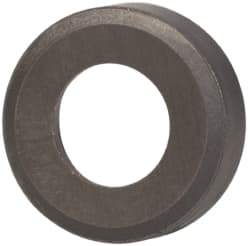 Kennametal - 5.92mm Inscribed Circle, Round Turning Shim for Indexables - 1/8" Thick, SM Shim Style, Positive Rake, Neutral Cut - Eagle Tool & Supply