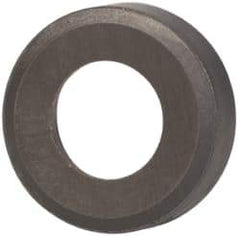 Kennametal - 5.92mm Inscribed Circle, Round Turning Shim for Indexables - 1/8" Thick, SM Shim Style, Positive Rake, Neutral Cut - Eagle Tool & Supply