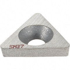 Kennametal - 1/2" Inscribed Circle, Triangle Turning Shim for Indexables - SM Shim Style, Positive Rake, Left Hand, Right Hand Cut - Eagle Tool & Supply