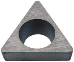 Kennametal - 3.17mm Inscribed Circle, Triangle Turning Shim for Indexables - 0.094" Thick, SM Shim Style, Positive Rake, Left Hand, Right Hand Cut - Eagle Tool & Supply