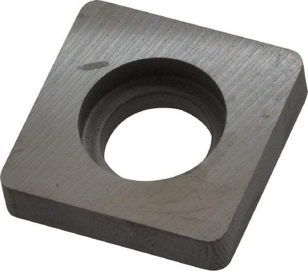 Kennametal - 8.53mm Inscribed Circle, Square Milling & Turning Shim for Indexables - Carbide, 0.188" Thick, SM Shim Style - Eagle Tool & Supply