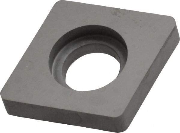 Kennametal - 8.48mm Inscribed Circle, Square Milling & Turning Shim for Indexables - Carbide, 0.188" Thick, SM Shim Style - Eagle Tool & Supply