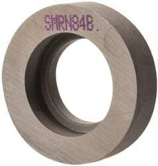 Kennametal - 12.27mm Inscribed Circle, Round Turning Shim for Indexables - 1/4" Thick, SM Shim Style, Positive Rake, Neutral Cut - Eagle Tool & Supply