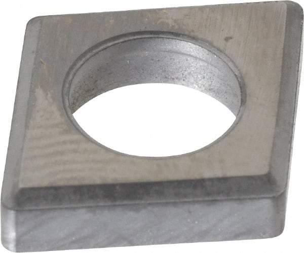Kennametal - 1/2" Inscribed Circle, Diamond (Shape) Turning Shim for Indexables - Ceramic, 0.13" Thick, ICSN Shim Style, Negative Rake, Left Hand, Right Hand Cut - Eagle Tool & Supply