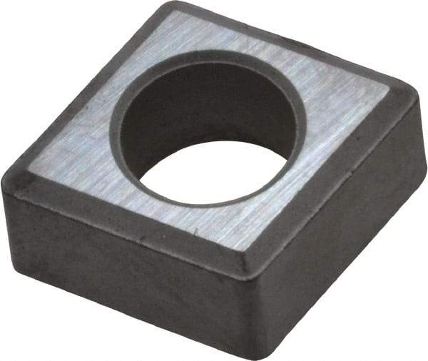 Kennametal - 1/2" Inscribed Circle, Diamond (Shape) Turning Shim for Indexables - Ceramic, 0.255" Thick, ICSN Shim Style, Negative Rake, Left Hand, Right Hand Cut - Eagle Tool & Supply