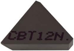 Kennametal - 3/8" Inscribed Circle, Triangle, CBT Chipbreaker for Indexables - 0.11" Effective Width - Eagle Tool & Supply