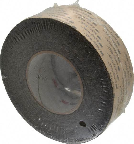 3M - Black Solid Color Anti-Slip Vinyl Tape - 2" Wide x 60' Long - Eagle Tool & Supply