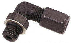 Parker - Metal Flareless Bite Tube Straight Thread Elbow - 1-1/16-12" Thread - Eagle Tool & Supply