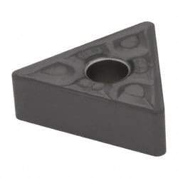 Iscar - TNMG332 TF Grade IC907 Carbide Turning Insert - 60° Triangle, 3/8" Inscr Circle, 3/16" Thick, 1/32" Corner Radius - Eagle Tool & Supply