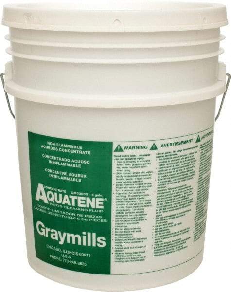 Graymills - 5 Gal Pail Parts Washer Fluid - Water-Based - Eagle Tool & Supply