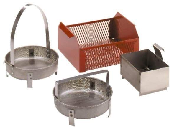 Graymills - Metal Parts Washer Basket - 5" High x 12" Wide x 13" Long, Use with Parts Washers - Eagle Tool & Supply