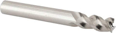 Iscar - 3/8", 3 Flute, Single End, Solid Carbide, 0.008" Corner Radius End Mill - 3" OAL, 45° Helix, Right Hand Flute, 3/4" LOC, Right Hand Cut - Eagle Tool & Supply