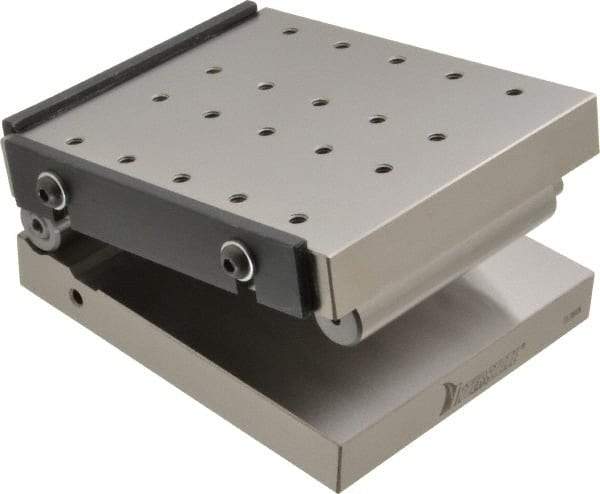 Interstate - 6" Long x 6" Wide x 2" High, Precision Sine Plate - Square to within 0.0002", 20 Holes - Eagle Tool & Supply