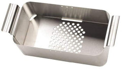 L&R Ultrasonic - Stainless Steel Parts Washer Basket - 6" High x 9" Wide x 393.7mm Long, Use with Ultrasonic Cleaners - Eagle Tool & Supply