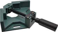 Gibraltar - Fixed Angle, 2 Axes, 5-1/2" Long, 2-1/2" Jaw Height, 2-1/2" Max Capacity, Angle & Corner Clamp - 90° Clamping Angle, 1-1/8" Throat Depth - Eagle Tool & Supply