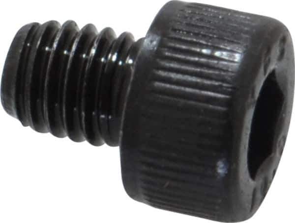 Value Collection - M5x0.80 Metric Coarse Hex Socket Drive, Socket Cap Screw - Grade 12.9 Alloy Steel, Black Oxide Finish, Fully Threaded, 6mm Length Under Head - Eagle Tool & Supply