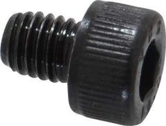 Value Collection - M5x0.80 Metric Coarse Hex Socket Drive, Socket Cap Screw - Grade 12.9 Alloy Steel, Black Oxide Finish, Fully Threaded, 6mm Length Under Head - Eagle Tool & Supply