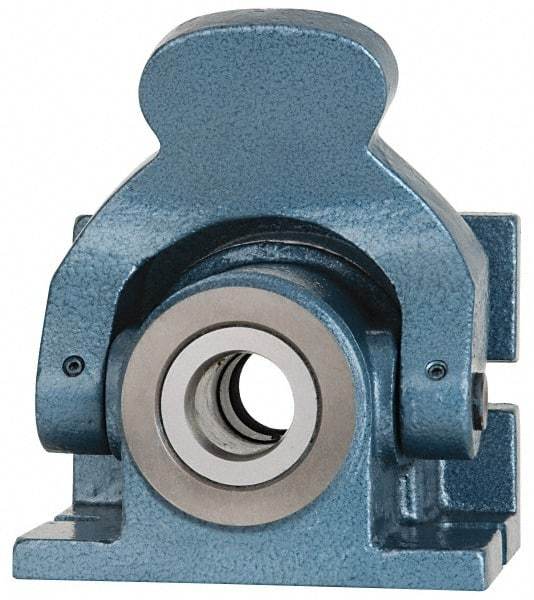 Interstate - Series 5C, Horizontal/Vertical Standard Collet Holding Fixture - Manually Activated, 4-1/2" Base Diam Width, 4" High - Eagle Tool & Supply