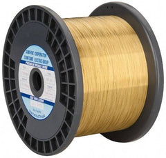 Global EDM - Brass Hard Grade Electrical Discharge Machining (EDM) Wire - 99 Lbs. Max Tensile Strength - Eagle Tool & Supply