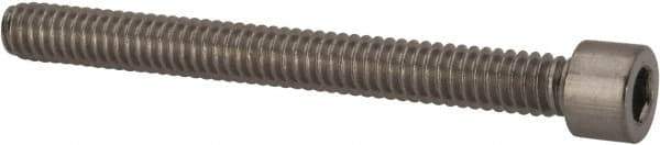 Value Collection - 1/4-20 UNC Hex Socket Drive, Socket Cap Screw - Grade 316 Stainless Steel, 2-1/2" Length Under Head - Eagle Tool & Supply