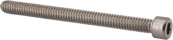 Value Collection - 1/4-20 UNC Hex Socket Drive, Socket Cap Screw - Grade 316 Stainless Steel, 3" Length Under Head - Eagle Tool & Supply