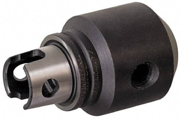 Kennametal - KM80ATC Modular Connection 1" Hole End Mill Holder/Adapter - 2" Nose Diam, 90mm Projection, Through-Spindle Coolant - Exact Industrial Supply