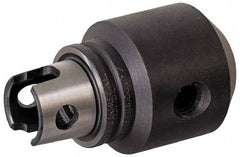 Kennametal - KM80ATC Modular Connection 1" Hole End Mill Holder/Adapter - 2" Nose Diam, 90mm Projection, Through-Spindle Coolant - Exact Industrial Supply
