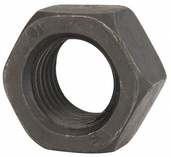 Value Collection - M27x3.00 Steel Right Hand Hex Nut - 41mm Across Flats, 22mm High, Uncoated - Eagle Tool & Supply