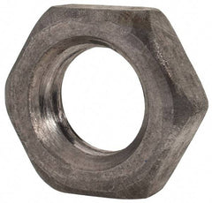 Value Collection - M14x2.00 Steel Right Hand Hex Jam Nut - 22mm Across Flats, 7mm High, Uncoated - Eagle Tool & Supply