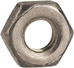 Value Collection - M3x0.50 Steel Right Hand Hex Jam Nut - 5.5mm Across Flats, 1.8mm High, Uncoated - Eagle Tool & Supply