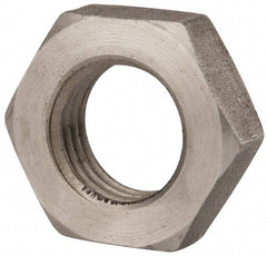 Value Collection - M36x4.00 Steel Right Hand Hex Jam Nut - 55mm Across Flats, 18mm High, Uncoated - Eagle Tool & Supply