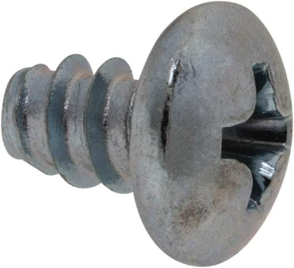Value Collection - #8 Pan Head Phillips Sheet Metal Screw - Steel, 1/4" Length Under Head, Grade 2 - Eagle Tool & Supply