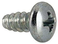 Value Collection - #10 Pan Head Phillips Sheet Metal Screw - Steel, 3/8" Length Under Head, Grade 2 - Eagle Tool & Supply