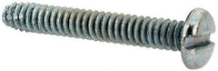 Value Collection - #4-40 UNC Thread, 3/4" Length Under Head, Slotted Drive Steel Thread Cutting Screw - Pan Head, Grade 2, Point Type F, Zinc-Plated Finish - Eagle Tool & Supply