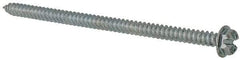 Value Collection - #8 Hex Washer Head Slotted Sheet Metal Screw - Steel, 3" Length Under Head, Grade 2 - Eagle Tool & Supply