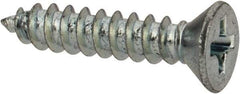 Value Collection - #7 Flat Head Phillips Sheet Metal Screw - Steel, 3/4" OAL, Grade 2 - Eagle Tool & Supply
