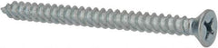 Value Collection - #14 Flat Head Phillips Sheet Metal Screw - Steel, 3" OAL, Grade 2 - Eagle Tool & Supply