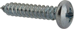 Value Collection - #8 Pan Head Phillips Sheet Metal Screw - Steel, 7/8" Length Under Head, Grade 2 - Eagle Tool & Supply