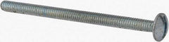 Value Collection - #8-32 UNC, 2-1/2" Length Under Head Slotted Drive Machine Screw - Truss Head, Grade 2 Steel, Zinc-Plated Finish, Without Washer - Eagle Tool & Supply