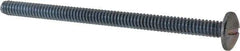 Value Collection - #10-24 UNC, 3" Length Under Head Slotted Drive Machine Screw - Truss Head, Grade 2 Steel, Zinc-Plated Finish, Without Washer - Eagle Tool & Supply